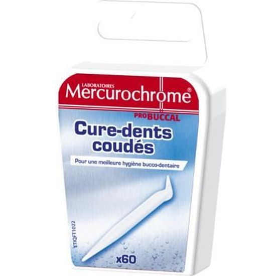 Mercurochrome Cure-Dents  Aseptisés Et Hygiène Dentaire