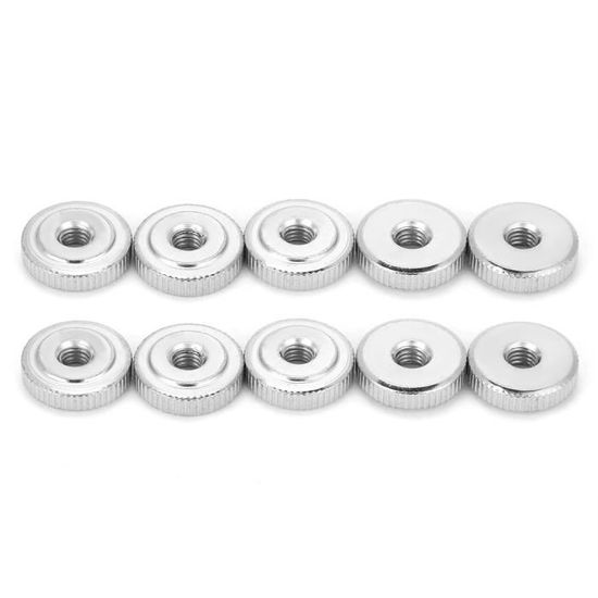 Écrous Moletés Inox V2A (A2) - Filetages M3 à M10, Formes Plates Et Hautes DIN 466/467