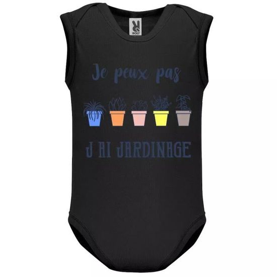 Body Bébé bio manches courtes - J'ai une maman jardinière