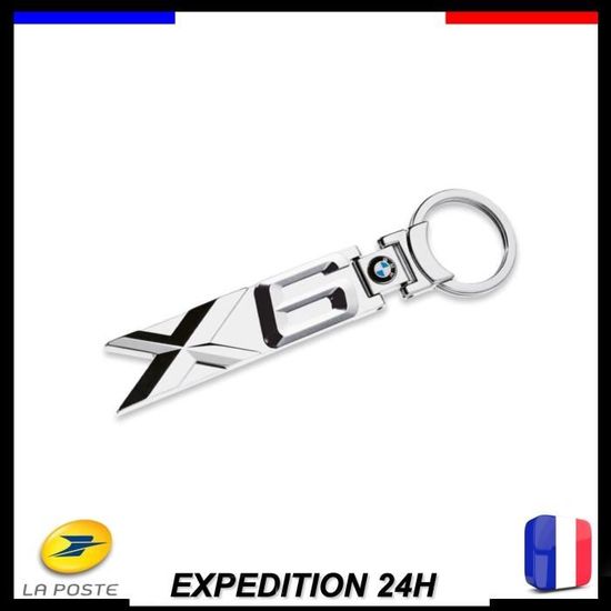 porte clé Bmw Serie X6 m performance voiture automobile chrome logo keychain motorsport