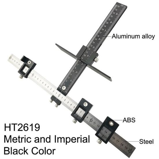 Berceau De Perforation Avec Guide En Aluminium - Kit Pour Reliure Et Loisirs Créatifs - Poinçon Et Règle Inclus