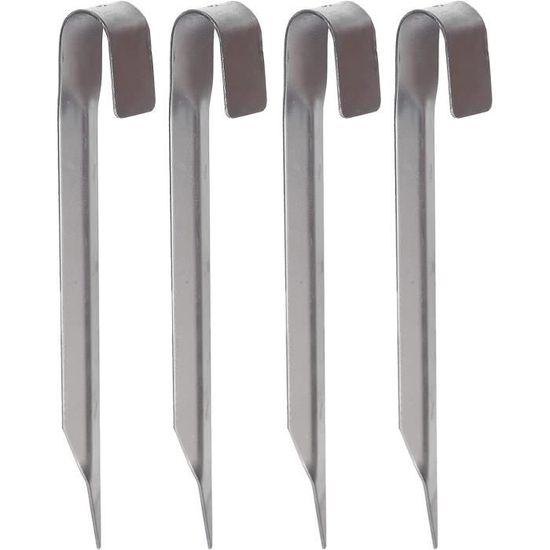 Lot De 8 Ancres Au Sol Pour Trampoline - Acier Galvanisé Anti-corrosion - Fixation Solide Pour Jardin Et Extérieur