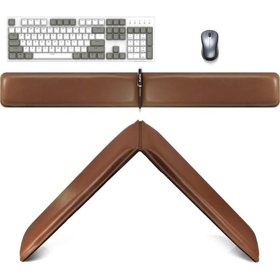 Repose-poignet Ergonomique Mémoire De Forme - Design Ailes D'ange - Pour Clavier Et Souris - Confort Bureau