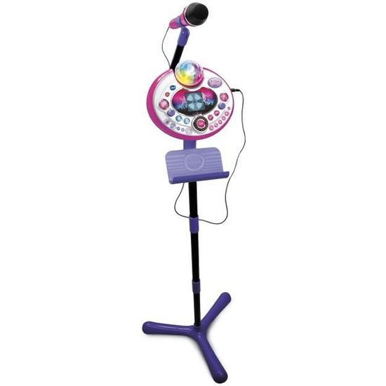 VTECH - Kidi Superstar Lightshow Rose - Micro Karaoké Enfant