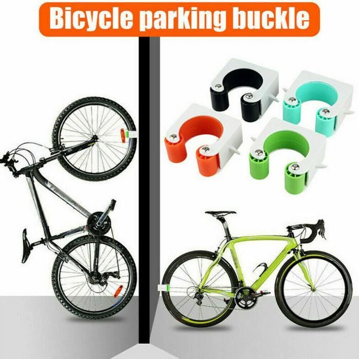 Porte-vélo Râtelier vélo Range vélo Rangement pour vélo Support pour Bicyclette Sol support mural de vélo de route vert