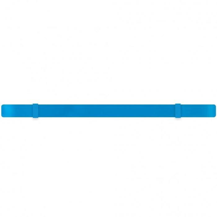 Bande de résistance élastique pour renforcer vos muscles - 2080 x 4,5 x 19mm - bleu 10-60LBS