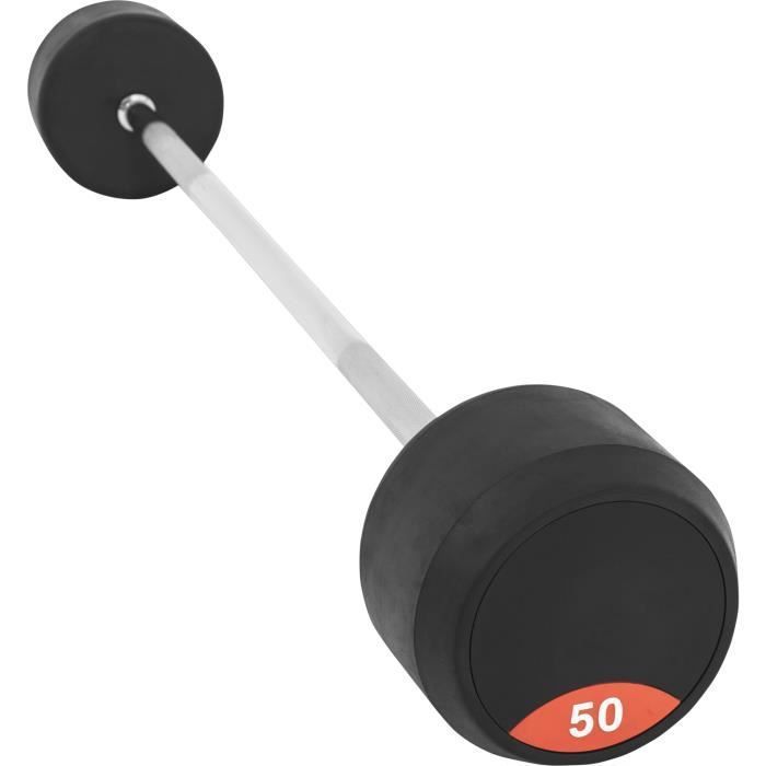 Haltère long et rond de 50 KG