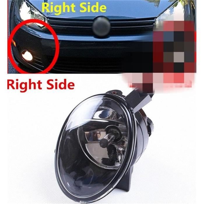 1Pcs Right Fog Lamp -Jeu de câbles de protection pour feux antibrouillard, pour Volkswagen VW Golf 6 MK6, 2010, 2011, 2012, 2013, 20