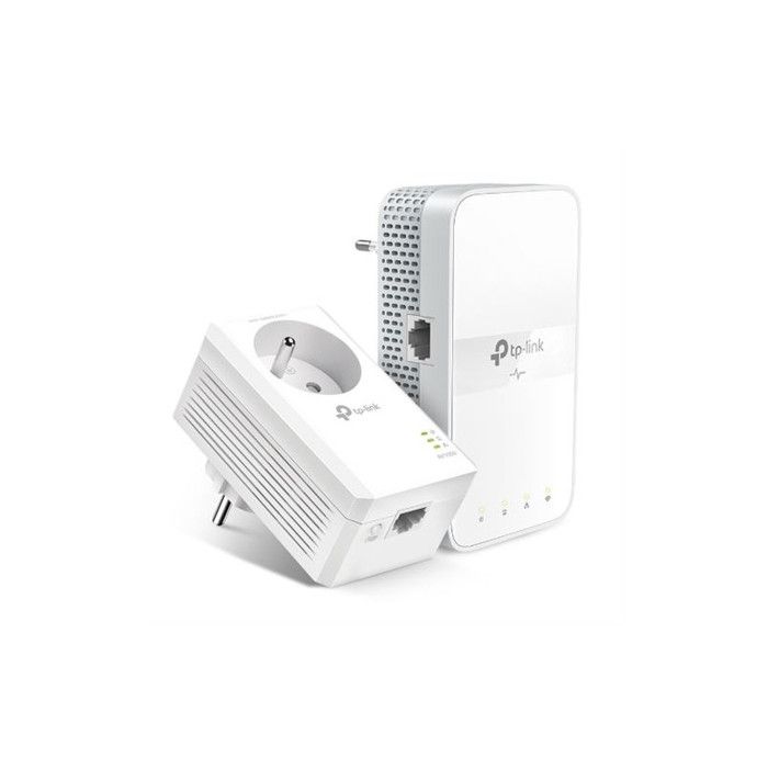TP-Link CPL WiFi AC 1200 Mbps + CPL 1000 Mbps avec Port Ethernet Gigabit et Prise Intégrée, Boitier CPL WiFi, TL-WPA7617 KIT(FR)