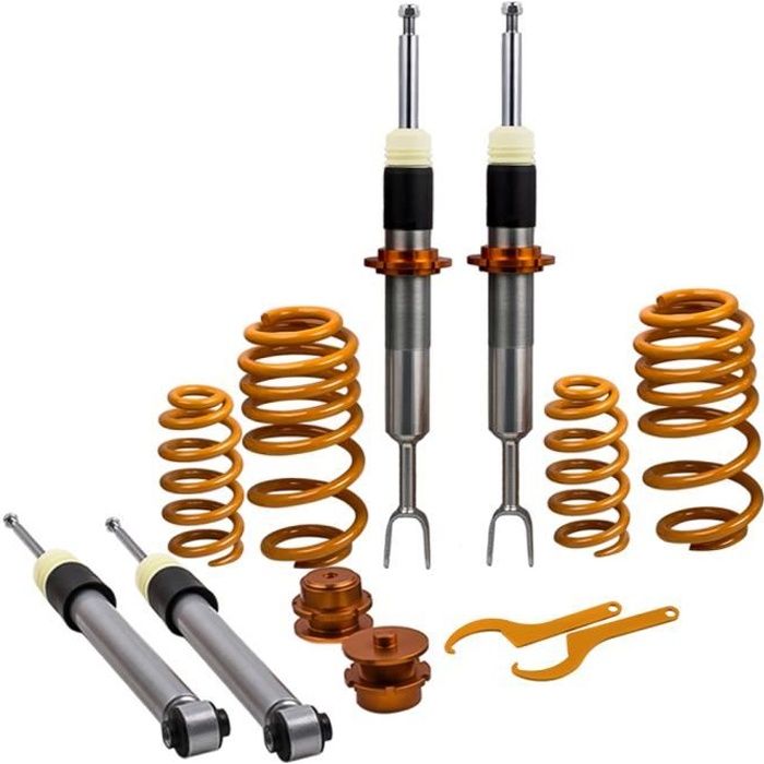 Combinés Filetés pour Audi A4 1.8 B6 B7 8E Saloon Esate Réglable Amortisseur Kit