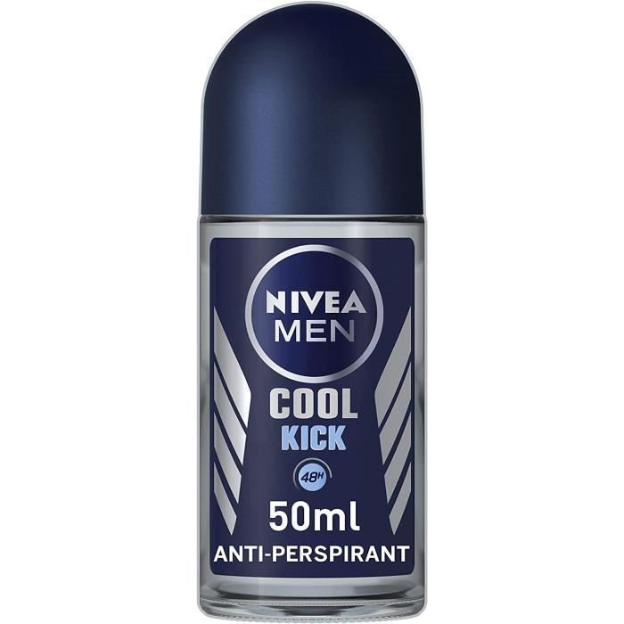 Déodorants et anti-transpirants Nivea Men 6 x 50 ml Roll-on anti-transpirant Déodorant, Cool Kick, 48 Heures 72814