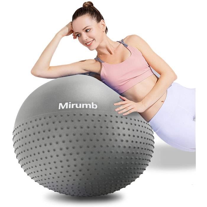 GYM BALL mb Swiss Ball Ballon Fitness 75CM 65CM 55CM Pilates Big Yoga Ball for Sport Fitness pour Yoga Grossesse Bureau Chaise d9