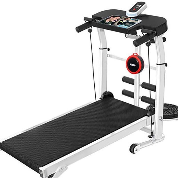 TAPIS DE COURSE 1 Tapis de Course Pliable Tapis Roulant Meacutecanique Inclinable Silencieux avec Eacutecran LED Destineacute pou346