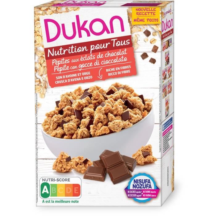 DUKAN Pépites de son d'avoine aux éclats de chocolats 350 g
