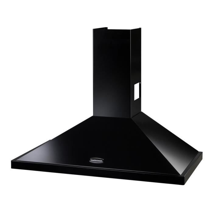 Falcon Décorative 90 Noir Chromé 01.Hotte Décorative