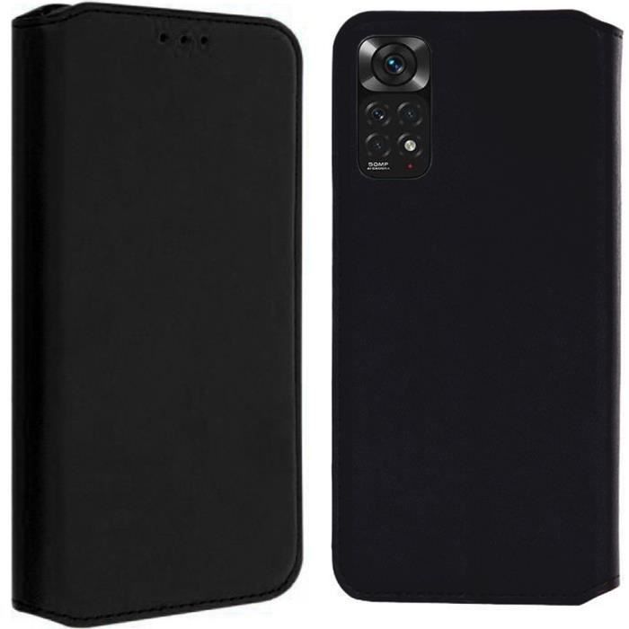 Coque pour Xiaomi Redmi Note 11 / Note 11S, Housse Portefeuille Etui pour Xiaomi Redmi Note 11 / Note 11S – Noir