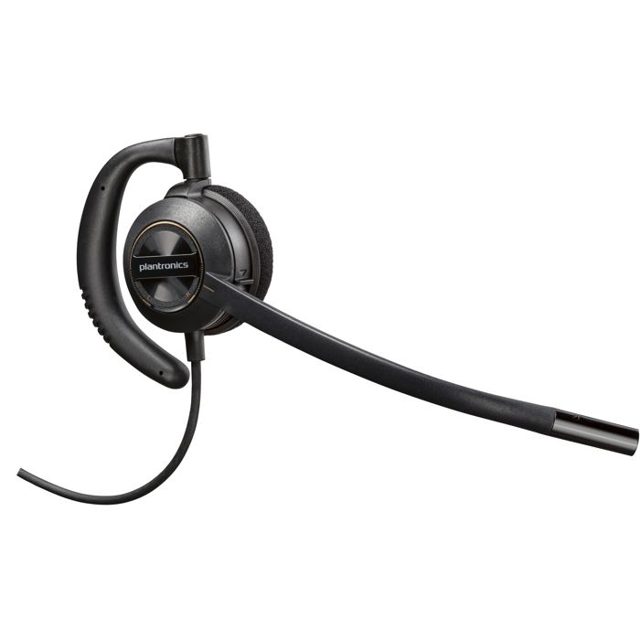 POLY Casque Plantronics EncorePro HW530 - Filaire - Design Par dessus l'Oreille - Mono Canal - Supra-aural - 150 Ohm