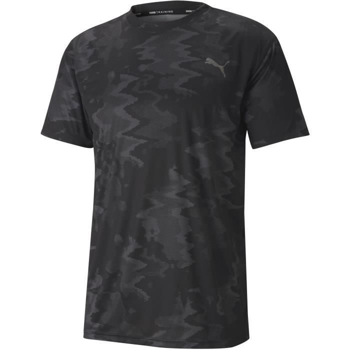 PUMA - Tee-shirt homme - Performance AOP - Noir