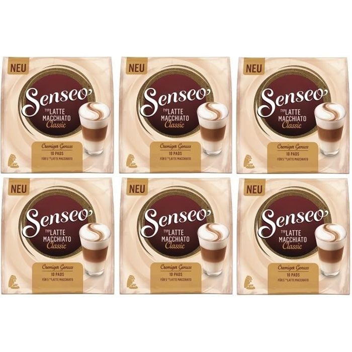 Senseo Latte Macchiato Classic 6 x 10 Dosettes,SENSEO,