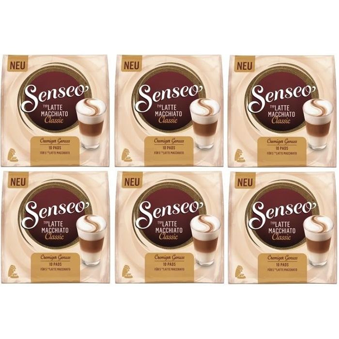 Senseo Latte Macchiato Classic 6 x 10 Dosettes Senseo Latte Macchiato Classic 6 x 10 Dosettes,SENSEO,
