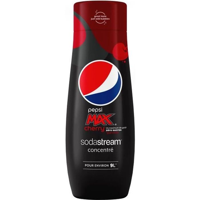 SODASTREAM 30011731 - Concentré Pepsi Max Cherry 440ml - Bouchon doseur