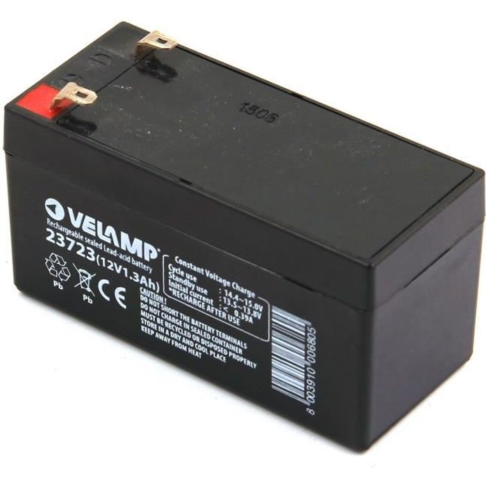 BATTERIE PLOMB ETANCHE ULTRACELL NP1.2-12 / UL1.3-12 - 12V 1.3Ah
