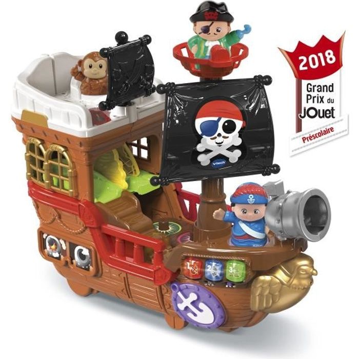 VTECH - TUT TUT Copains - Super Bateau Pirate 2 En 1 (+ Personnages)