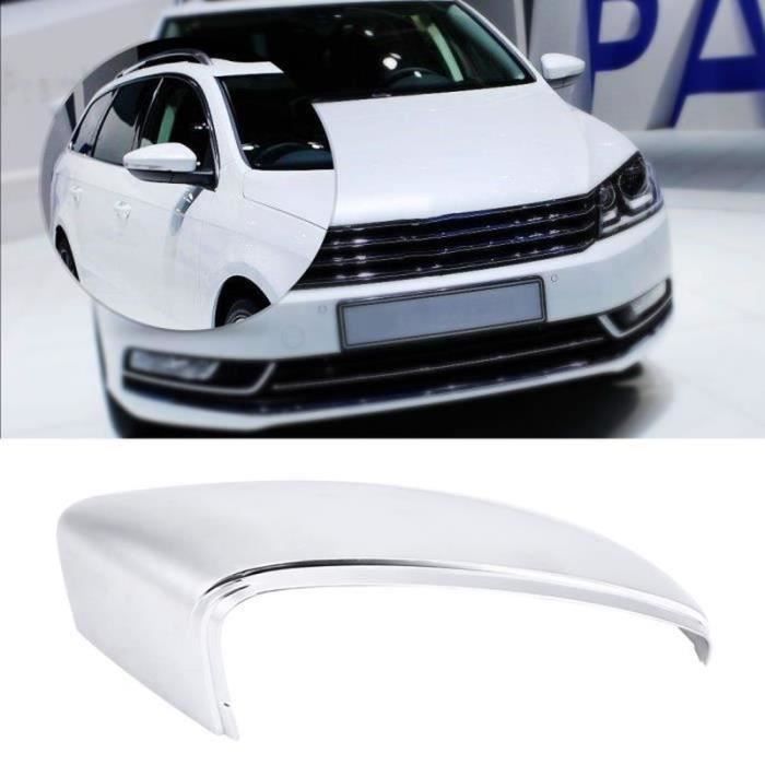 ZZ04613-Paire de cache-rétroviseurs en chrome mat pour Passat B7 CC Jetta Scirocco Beetle- OHL