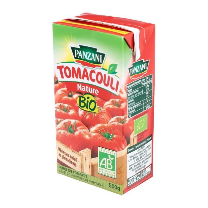 PANZANI Tomacouli nature bio - 500g