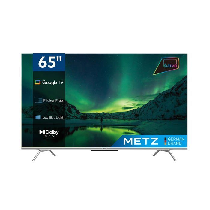 Téléviseur LED UHD 4K Metz MUD7000 65 Google TV HDR10 Assistant Google