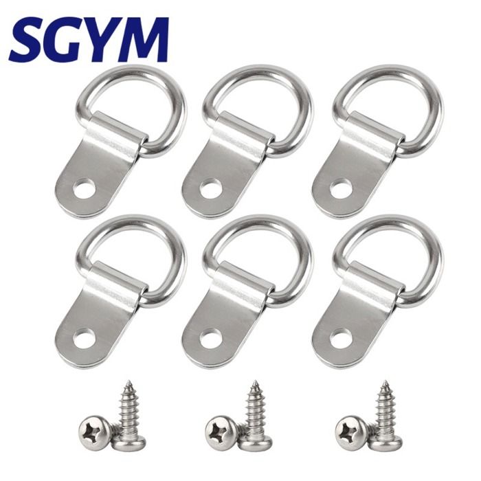 METALLIXITY Lot De 4 Anneaux Soudés En Acier Inoxydable 304 - 90 Mm Diamètre Extérieur, 5 Mm Épais - Robuste Et Polyvalent Pour Suspension Et Fixation
