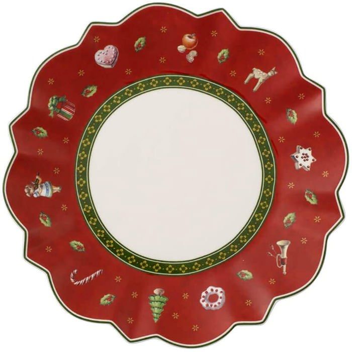Assiette à Pain - Villeroy & Boch - Toys Delight - Porcelaine Premium - Rouge - 17 cm