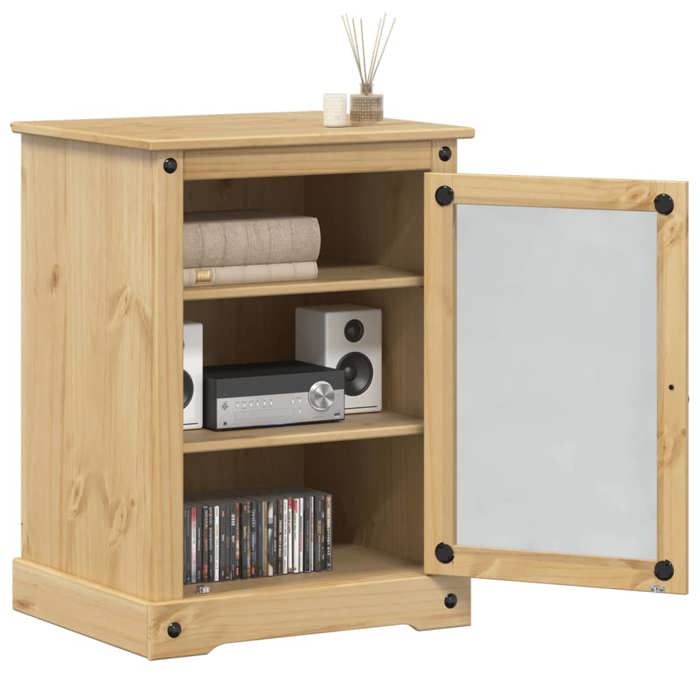 vidaXL Meuble HiFi Corona 60x50x82 cm bois de pin massif meuble de rangement meuble multimédia meuble de rangement 4002780