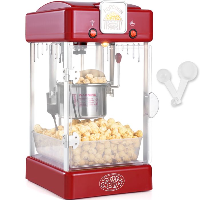 Machine à Pop Corn Électrique 300W - VEVOR
