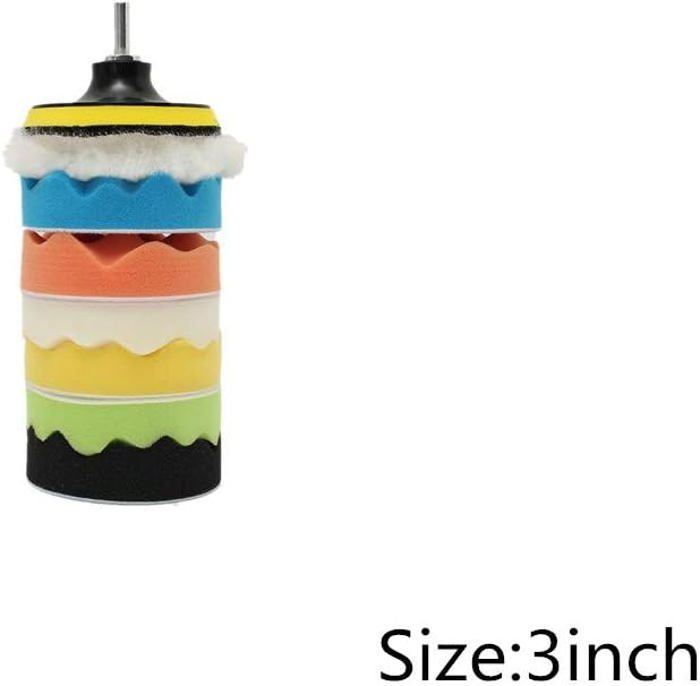 6 Pcs Pads POLUPS POLUP, Kit De Coussinets D'applicateurs De Voiture