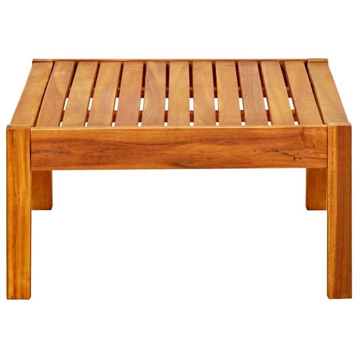 Table de jardin/Table bois - cloud - 85x57x29 cm - Bois dacacia massif TT563