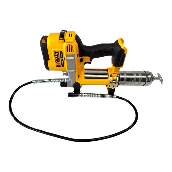 Pistolet à Graisse Sans Fil Dewalt 20V - 10 000 PSI, Tuyau 54 Cm, Lumière LED, Pour Véhicules Et Machines