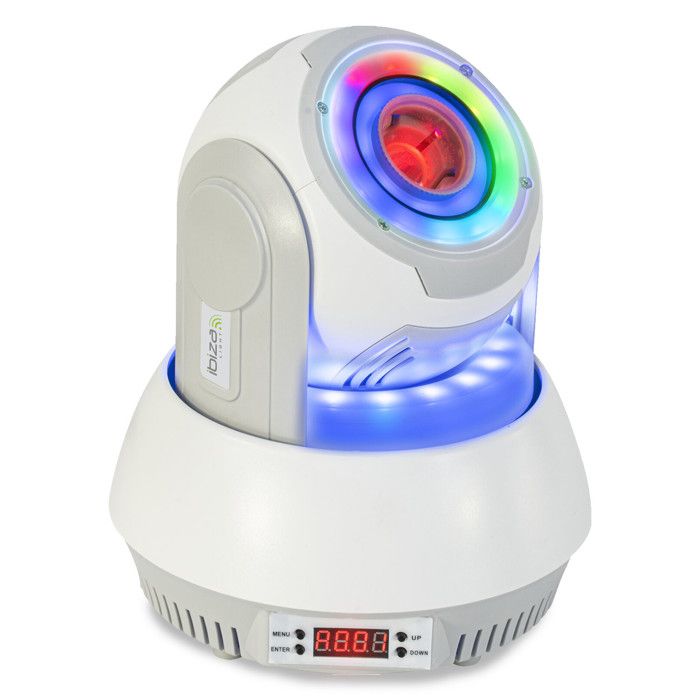 Ibiza Mushroom Mini – Jeu De Lumière LED RVB 6×3W Effet Multi-Faisceaux – Mode Auto & Son – Parfait Soirée & Fête