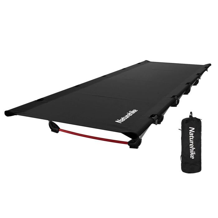 Matelas de camping - NATUREHIKE - Lit de camp pliable - Ultra-léger 22 kg - Support 150 kg - 190x65x15 cm