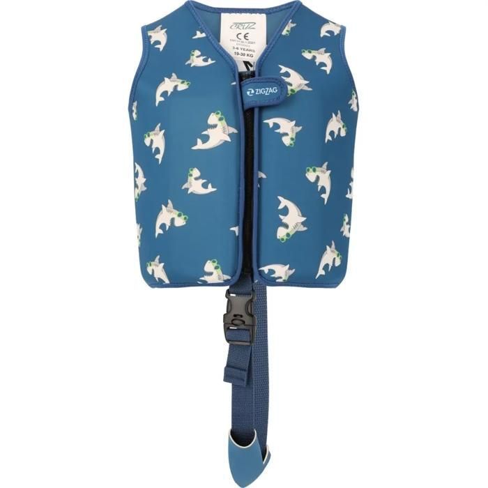 Gilet de natation enfant Zigzag lamai Neoprene - dark blue
