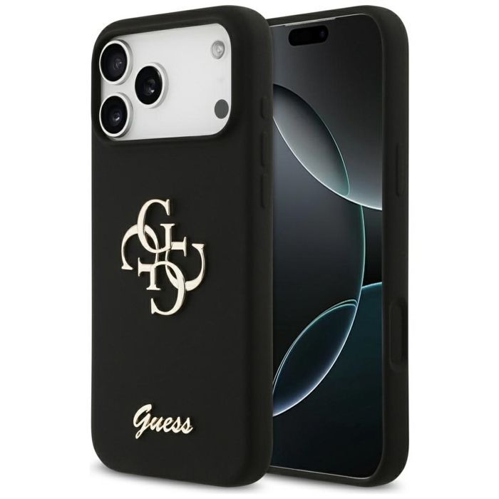 Étui Guess Silicone Big 4G Script pour iPhone 17 Pro Max Neuf