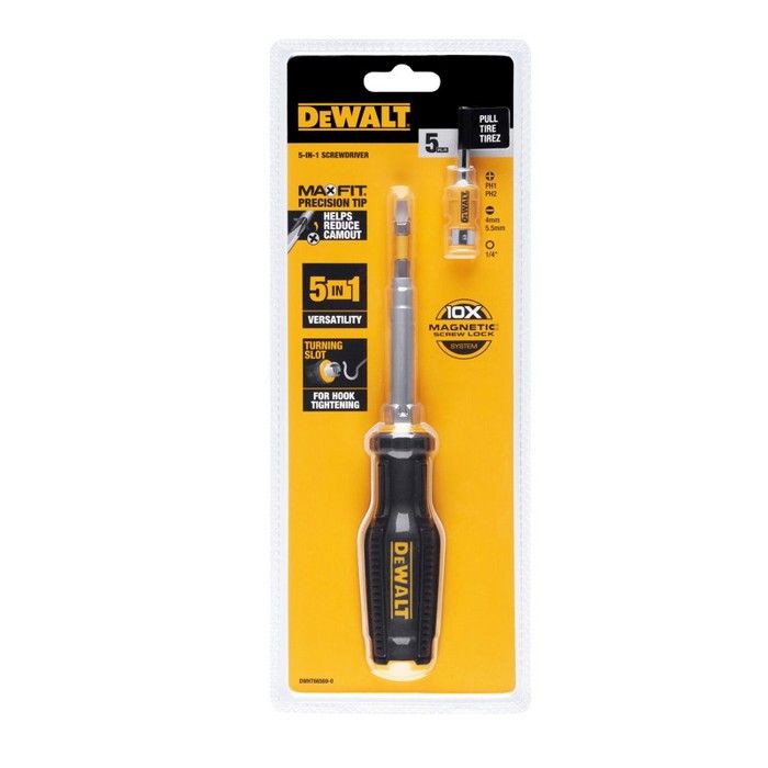 Tournevis manuel / ciseau DeWalt DWHT66569 0 + tournevis Bit - vue 1