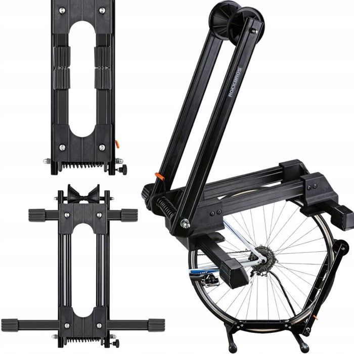 Rockbros Support de vélo pliable pour roue avant ou arrière de 24 à 275 pouces et 700C - noir