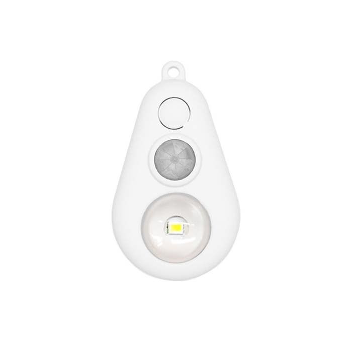 Veilleuse LED， avec détecteur de mouvement 68 × 39 8 mm rechargeable via USB-C blanche