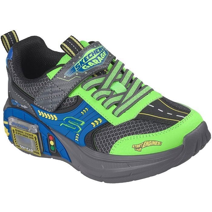 Baskets Skechers Garage Gris Fille Baskets Skechers Garage Gris Fille