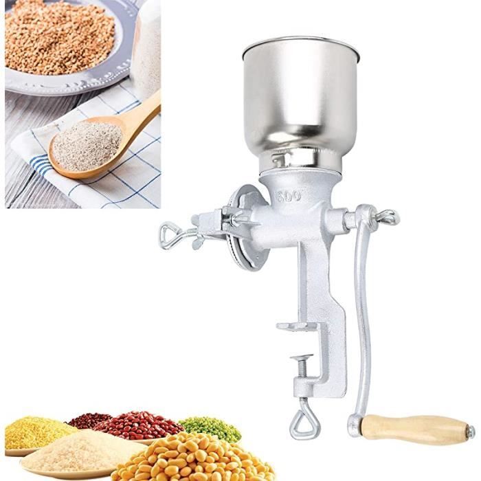 Moulin à Grains Manuel VICTORIO VKP1012 – Acier Inox – Neuf (déstockage)