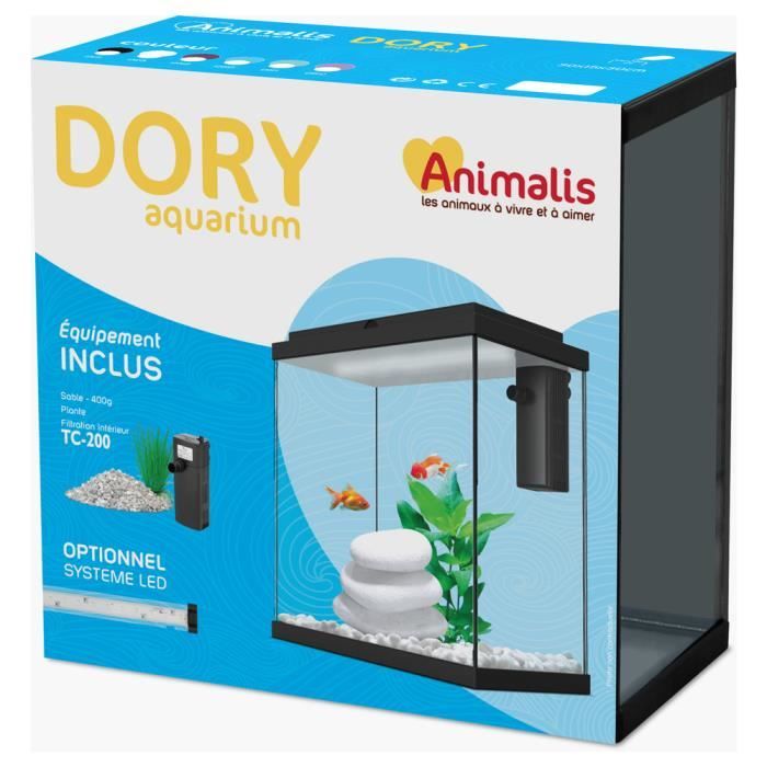 Animalis - Aquarium Dory Équipé Parme - 10L Violet - Cdiscount