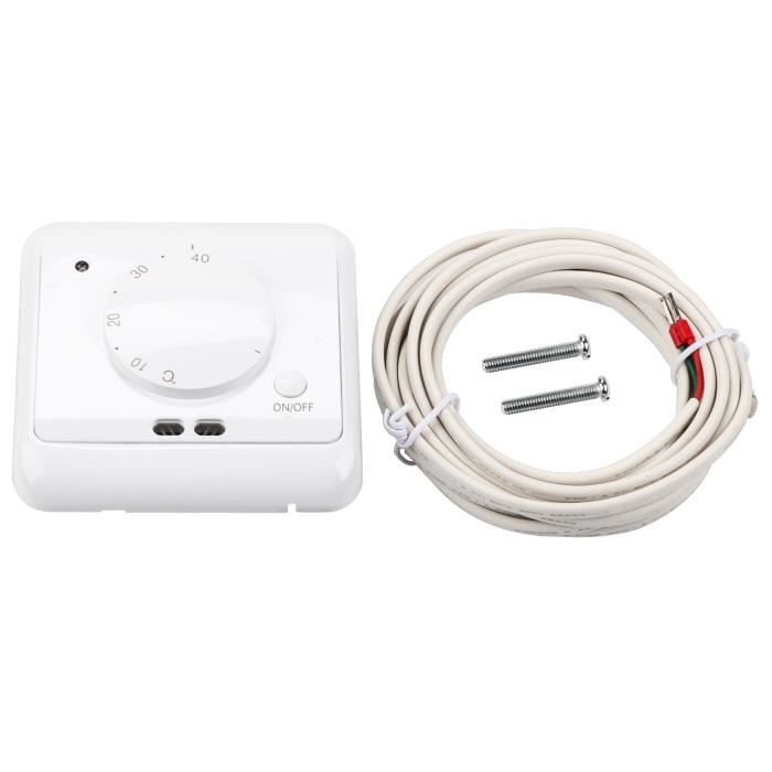Joyzan Thermostat Plancher Non Programmable Contrôleur Manuel