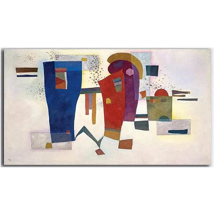 Poster Arttor 50x70cm - Abstraction Texturée Multicolore, Déco Murale Moderne