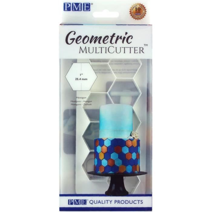 pour Gâteau Biscuit Cookie Fondant Pâtisserie Forme Géométrique Biscuit en Acier Inoxydable Hexagone Bluelves Emporte Piece Patisserie 24 pièces Mini Emporte-Pièces